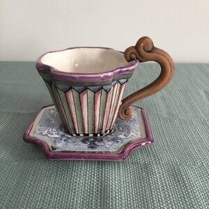 MacKenzie Chllds - Victoria & Richard Cup and Saucer